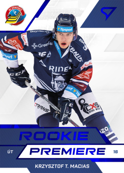 Krzysztof F. Macias Vitkovice Tipsport ELH 2022/23 SportZoo 2. serie Rookie Premiere /149 #RP-22